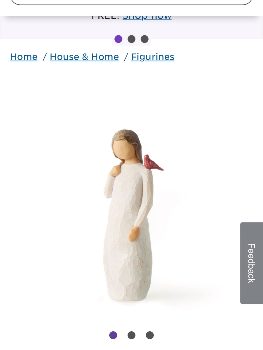Willow Tree Messenger Ornament NIB